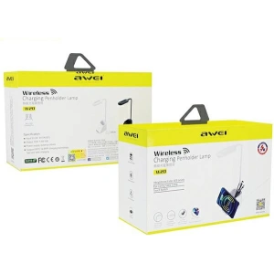 Kup Lampka LED z ładowarką indukcyjną AWEI W20 15W Fast Charging czarny/black - AWEI171 - {ean13} - Sklep Home Screen