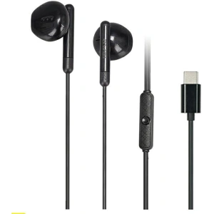 Kup 1.2m Căști in-ear cu fir AWEI PC-6T USB-C, negru/negru - AWEI172 - {ean13} - Sklep Home Screen