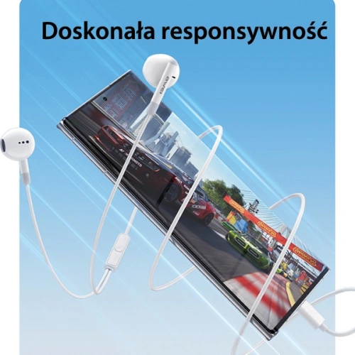 Kup 1.2m Căști in-ear cu fir AWEI PC-6T USB-C, negru/negru - AWEI172 - {ean13} - Sklep Home Screen