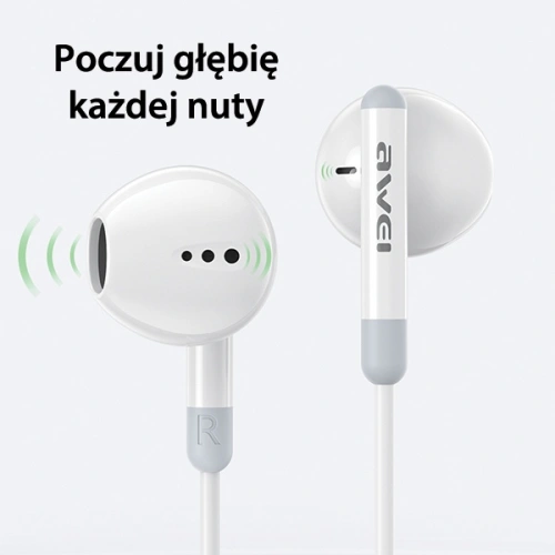 Kup Słuchawki przewodowe douszne AWEI PC-6T USB-C, 1.2m czarny/black - AWEI172 - {ean13} - Sklep Home Screen