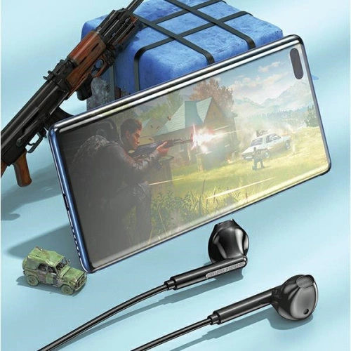 Kup 1.2m AWEI PC-7T USB-C căști in-ear cu fir negru/negru - AWEI173 - {ean13} - Sklep Home Screen