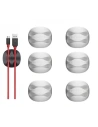 Buy BlitzWolf BW-PM1 Multi-function TPU Cable Clip (2-slot) White (6 pcs) - BLZ084WHT - {ean13} - Home Screen Store Europe