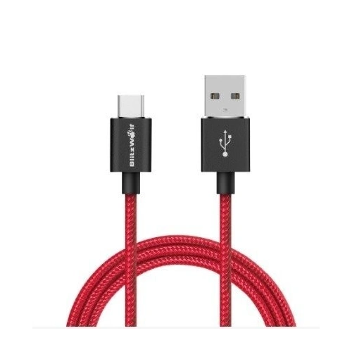 Kup Kabel USB typu C BlitzWolf BW-TC3 2,5m czerwony - BLZ085RED - {ean13} - Sklep Home Screen