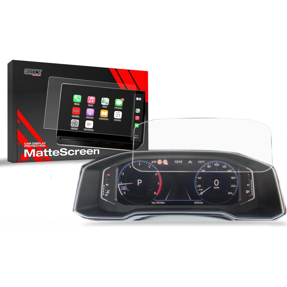 Folia matowa GrizzGlass CarDisplay Protection do Volkswagen T-Cross Digital Cockpit Pro 10,25" 2019-2025