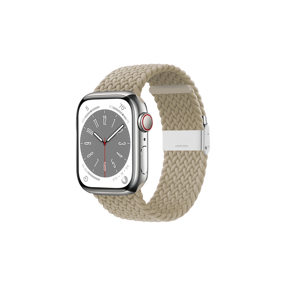 Pasek Crong Wave Band  Apple Watch 4/5/6/7/SE/8/9/10 40/41/42mm (kamienny beż)