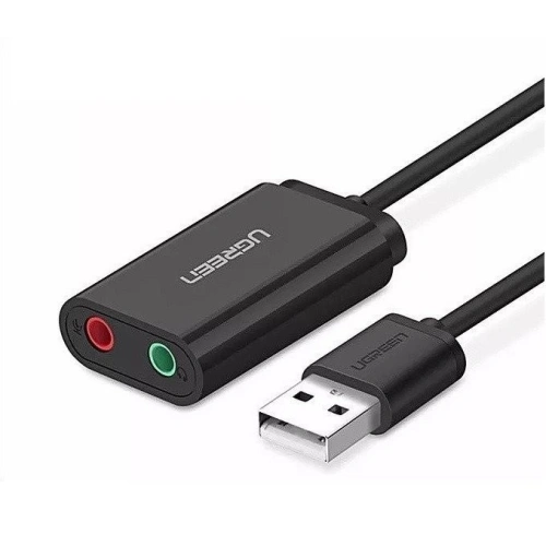 Kup Externí USB zvuková karta UGREEN 15cm (černá) - UGR084BLK - {ean13} - Sklep Home Screen