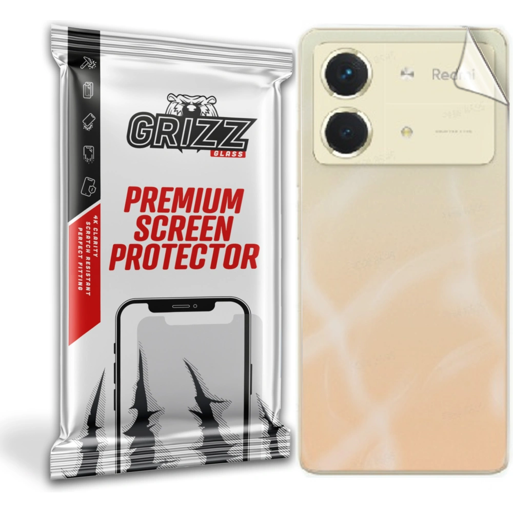 Folia na tył GrizzGlass SatinSkin do Xiaomi Redmi Note 13R Pro