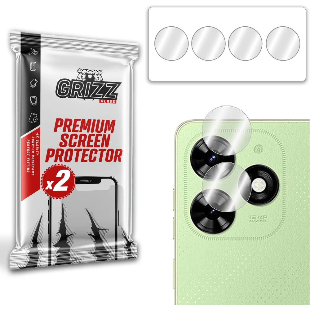 Szkło na aparat GrizzGlass HybridGlass Camera do Tecno Spark Go 2024