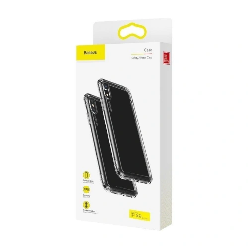 Kup Przezroczyste etui Baseus Safety Airbags Case do iPhone XR (przezroczysty) - BSU545CL - {ean13} - Sklep Home Screen