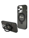 Etui Guess GUHMP13LHRSGSK Apple iPhone 13 / 13 Pro hardcase Ring Stand Script Glitter MagSafe czarny/black