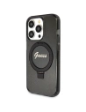 Kup Etui Guess GUHMP13LHRSGSK Apple iPhone 13 / 13 Pro hardcase Ring Stand Script Glitter MagSafe czarny/black - GUE3112 - {ean13} - Sklep Home Screen