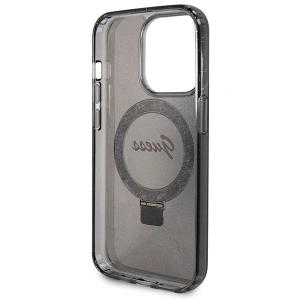 Kup Etui Guess GUHMP13LHRSGSK Apple iPhone 13 / 13 Pro hardcase Ring Stand Script Glitter MagSafe czarny/black - GUE3112 - {ean13} - Sklep Home Screen