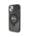 Kup Case Guess GUHMP14SHRSGSK Apple iPhone 13 / 14 / 15 Hartschale Ringständer Script Glitter MagSafe schwarz/black - GUE3116 - {ean13} - Sklep Home Screen