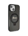 Kup Guess Apple Carcasă GUHMP14SHRSGSK iPhone 13 / 14 / 15 hardcase Ring Stand Script Glitter MagSafe negru / negru - GUE3116 - {ean13} - Sklep Home Screen