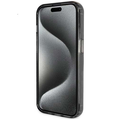Kup Guess Apple Carcasă GUHMP14SHRSGSK iPhone 13 / 14 / 15 hardcase Ring Stand Script Glitter MagSafe negru / negru - GUE3116 - {ean13} - Sklep Home Screen