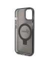 Kup Case Guess GUHMP14SHRSGSK Apple iPhone 13 / 14 / 15 Hartschale Ringständer Script Glitter MagSafe schwarz/black - GUE3116 - {ean13} - Sklep Home Screen