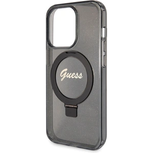 Kup Etui Guess GUHMP14XHRSGSK Apple iPhone 14 Pro Max hardcase Ring Stand Script Glitter MagSafe černý/black - GUE3117 - {ean13} - Sklep Home Screen