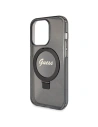 Kup Etui Guess GUHMP14XHRSGSK Apple iPhone 14 Pro Max hardcase Ring Stand Script Glitter MagSafe černý/black - GUE3117 - {ean13} - Sklep Home Screen