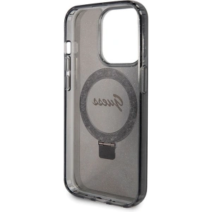 Kup Etui Guess GUHMP14XHRSGSK Apple iPhone 14 Pro Max hardcase Ring Stand Script Glitter MagSafe černý/black - GUE3117 - {ean13} - Sklep Home Screen