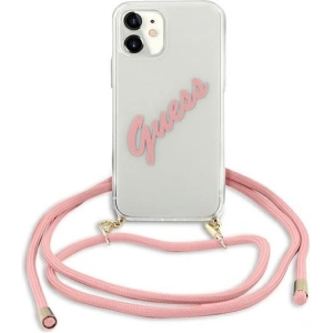 Kup [OUTLET] Case Guess GUHCP12SCRTVSPI Apple iPhone 12 mini rosa/pink Hartschale Script Vintage - OT-546 - {ean13} - Sklep Home Screen