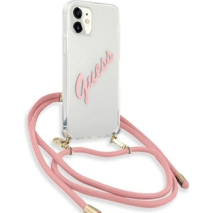 Kup [OUTLET] Case Guess GUHCP12SCRTVSPI Apple iPhone 12 mini rosa/pink Hartschale Script Vintage - OT-546 - {ean13} - Sklep Home Screen