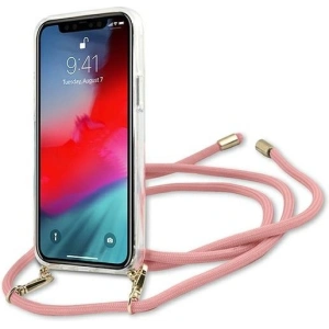 Kup [OUTLET] Case Guess GUHCP12SCRTVSPI Apple iPhone 12 mini rosa/pink Hartschale Script Vintage - OT-546 - {ean13} - Sklep Home Screen