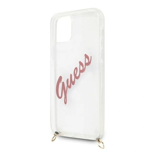 Kup [OUTLET] Case Guess GUHCP12SCRTVSPI Apple iPhone 12 mini rosa/pink Hartschale Script Vintage - OT-546 - {ean13} - Sklep Home Screen