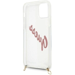 Kup [OUTLET] Case Guess GUHCP12SCRTVSPI Apple iPhone 12 mini rosa/pink Hartschale Script Vintage - OT-546 - {ean13} - Sklep Home Screen