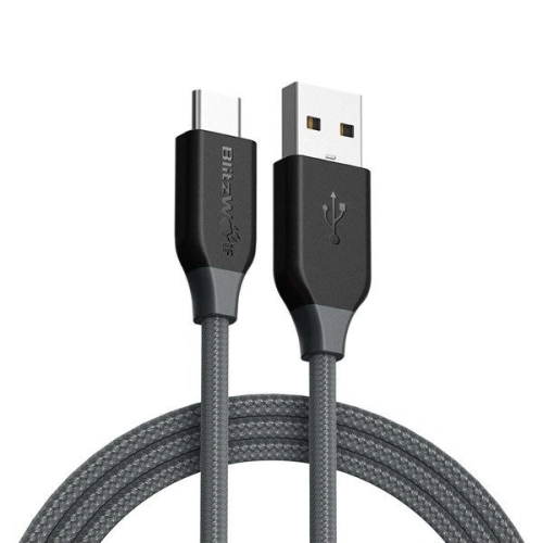 Buy USB C Cable BlitzWolf Ampcore BW-TC6 1,8m Gray - BLZ087GRY - {ean13} - Home Screen Store Europe