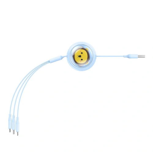 Kup Kabel 3w1 Baseus USB-A / USB-C, microUSB, Lightning, 3,5A, 1,1m (modrý) - BSU4793 - {ean13} - Sklep Home Screen