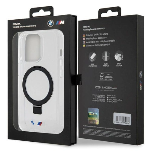 Kup Etui BMW BMHMP15XURST Apple iPhone 15 Pro Max hardcase Ring Stand M Collection MagSafe przeźroczysty/clear - BMW579 - {ean13} - Sklep Home Screen