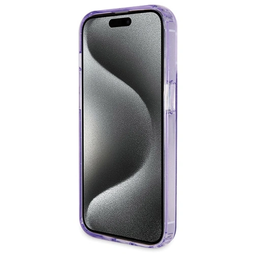 Buy Guess GUHMP13LHRSGSU Apple iPhone 13 / 13 Pro hardcase Ring Stand Script Glitter MagSafe purple - GUE3119 - {ean13} - Home Screen Store Europe