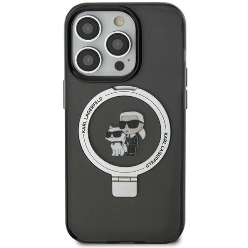 Kup Karl Lagerfeld Apple Carcasă KLHMN61HMRSKCK iPhone XR / 11 hardcase Ring Stand Karl&Choupettte MagSafe negru/negru - KLD1849 - {ean13} - Sklep Home Screen