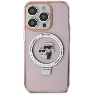 Kup Case Karl Lagerfeld KLHMN61HMRSKCP Apple iPhone XR / 11 Hartschale Ring Stand Karl&Choupettte MagSafe rosa/pink - KLD1850 - {ean13} - Sklep Home Screen