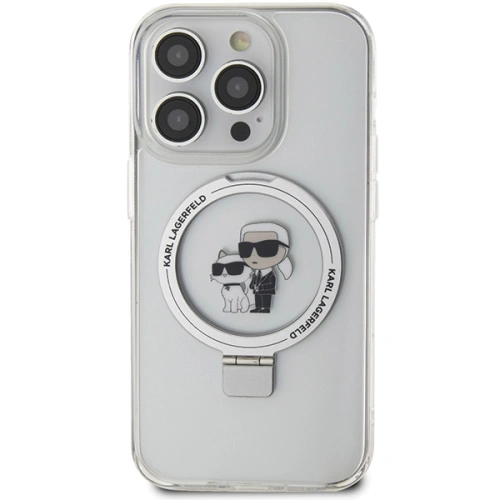 Kup Etui Karl Lagerfeld KLHMP13LHMRSKCH Apple iPhone 13 / 13 Pro hardcase Ring Stand Karl&Choupettte MagSafe biały/white - KLD1851 - {ean13} - Sklep Home Screen
