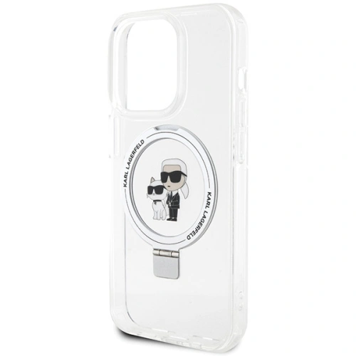 Kup Etui Karl Lagerfeld KLHMP13LHMRSKCH Apple iPhone 13 / 13 Pro hardcase Ring Stand Karl&Choupettte MagSafe biały/white - KLD1851 - {ean13} - Sklep Home Screen