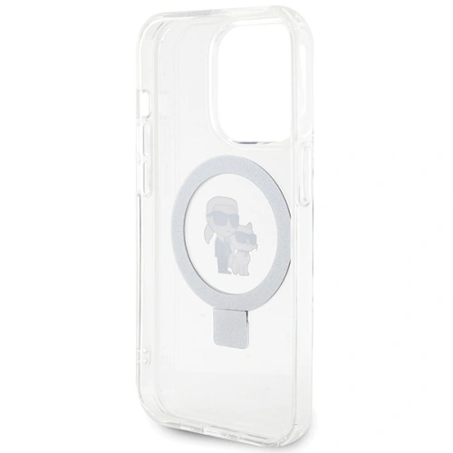 Buy Karl Lagerfeld KLHMP13LHMRSKCH Apple iPhone 13 / 13 Pro hardcase Ring Stand Karl&Choupettte MagSafe white - KLD1851 - {ean13} - Home Screen Store Europe