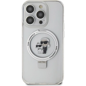 Kup Etui Karl Lagerfeld KLHMP13XHMRSKCH Apple iPhone 13 Pro Max kemény tok Ring Stand Karl&Choupettte MagSafe fehér/white - KLD1852 - {ean13} - Sklep Home Screen