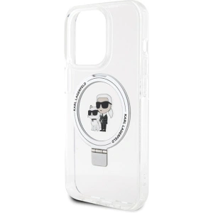 Buy Karl Lagerfeld KLHMP13XHMRSKCH Apple iPhone 13 Pro Max hardcase Ring Stand Karl&Choupettte MagSafe white - KLD1852 - {ean13} - Home Screen Store Europe