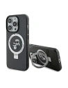 Etui Karl Lagerfeld KLHMP13XHMRSKCK Apple iPhone 13 Pro Max hardcase Ring Stand Karl&Choupettte MagSafe czarny/black