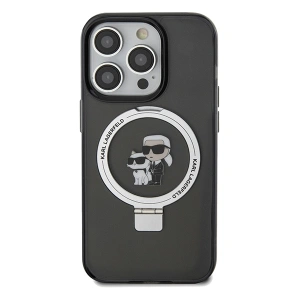 Buy Karl Lagerfeld KLHMP13XHMRSKCK Apple iPhone 13 Pro Max hardcase Ring Stand Karl&Choupettte MagSafe black - KLD1853 - {ean13} - Home Screen Store Europe