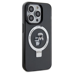 Buy Karl Lagerfeld KLHMP13XHMRSKCK Apple iPhone 13 Pro Max hardcase Ring Stand Karl&Choupettte MagSafe black - KLD1853 - {ean13} - Home Screen Store Europe