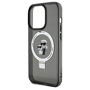 Buy Karl Lagerfeld KLHMP13XHMRSKCK Apple iPhone 13 Pro Max hardcase Ring Stand Karl&Choupettte MagSafe black - KLD1853 - {ean13} - Home Screen Store Europe