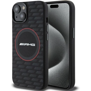 Kup Etui AMG AMHMP15S23SMRK Apple iPhone 15 / 14 / 13 hardcase silikonový karbonový vzor MagSafe černý/black - MRS91 - {ean13} - Sklep Home Screen