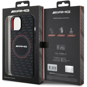 Buy AMG AMHMP15S23SMRK Apple iPhone 15 / 14 / 13 hardcase Silicone Carbon Pattern MagSafe black - MRS91 - {ean13} - Home Screen Store Europe