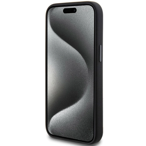 Kup Case AMG AMHMP15S23SSPK Apple iPhone 15 / 14 / 13 Hartschale Silikon Großes Rhombenmuster MagSafe schwarz/black - MRS92 - {ean13} - Sklep Home Screen