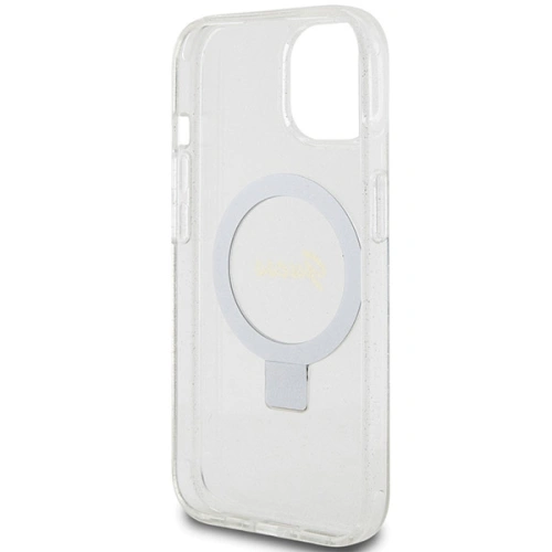 Kup Case Guess GUHMP15SHRSGSD Apple iPhone 15 / 14 / 13 Hardcase Ring Stand Script Glitter MagSafe transparent - GUE3123 - {ean13} - Sklep Home Screen