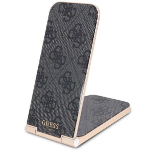 Indukční nabíječka Guess GUDCFAL4PEGK 2w1 15W 4G Pattern MagSafe černá/black
