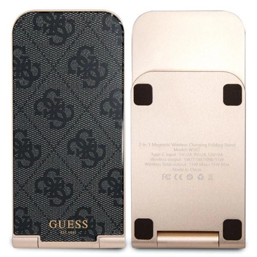 Kup Guess Încărcător inductiv GUDCFAL4PEGK 2in1 15W 4G Model MagSafe negru/negru - GUE3126 - {ean13} - Sklep Home Screen
