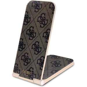 Kup Ładowarka indukcyjna Guess GUDCFAL4PEGW 2w1 15W 4G Pattern MagSafe brązowy/brown - GUE3127 - {ean13} - Sklep Home Screen